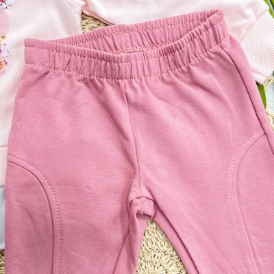 Conj. Casaco Belle e Calça de Montaria - Rosa e Rose